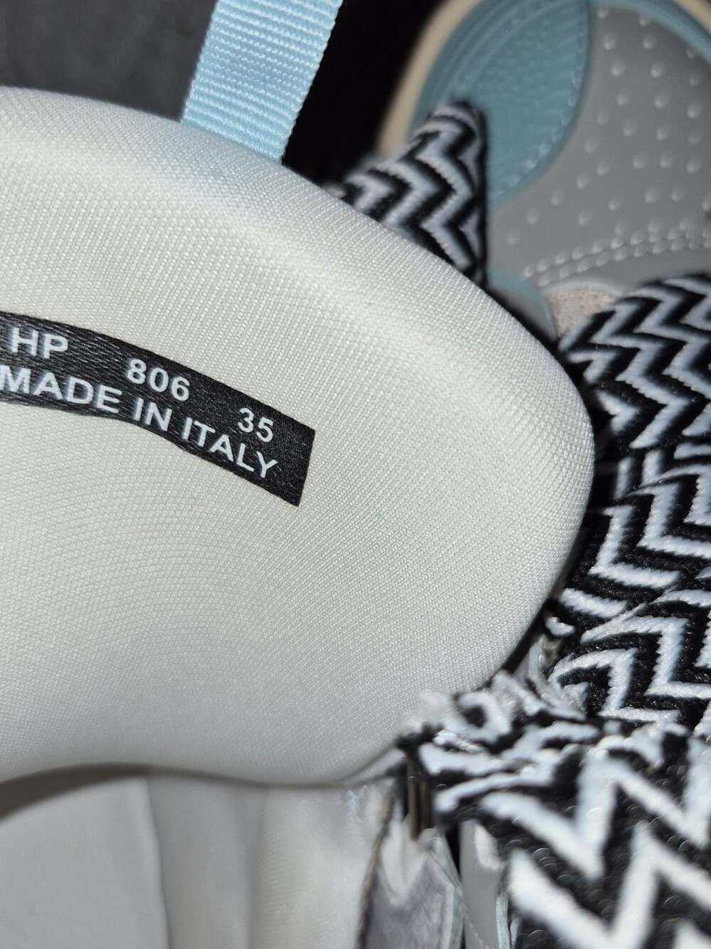 Curb Sneaker 'Light Blue' and Grey - Picture 5 of 5